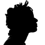 Silhouette eines Menschens Afrikanischer Herkunft von CAPOA Freiburg e.V.
